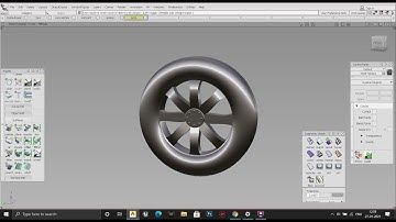 Easy Wheel modelling using simple surfaces : Autodesk Alias in HINDI