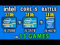 i5 2500  vs i5 3570 vs i5 4670 core i5 battle 2019 in 13 games or Core i5 2 gen vs 3 gen vs 4 gen