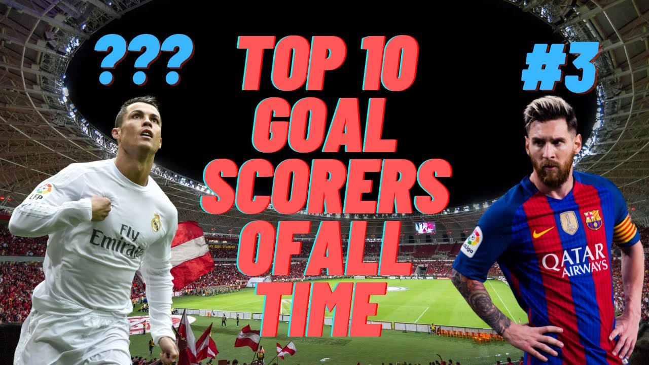 Top 10 Goal Scorers Of All Time 👑 Goat🐐 cristianoronaldo messi 