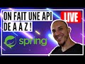  on dveloppe une api de a  z  