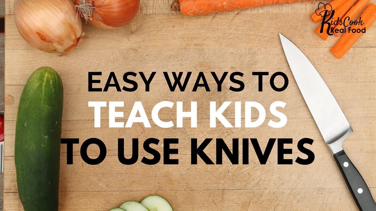 Let the Kids Help in the Kitchen With a Safety Knife & Safety