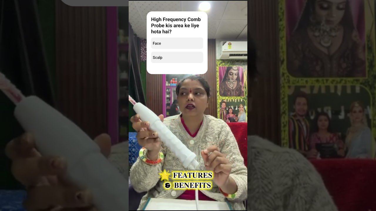 High Frequency Comb Probe ✨ | Scalp Care Pro | @rekhabhardwaj95