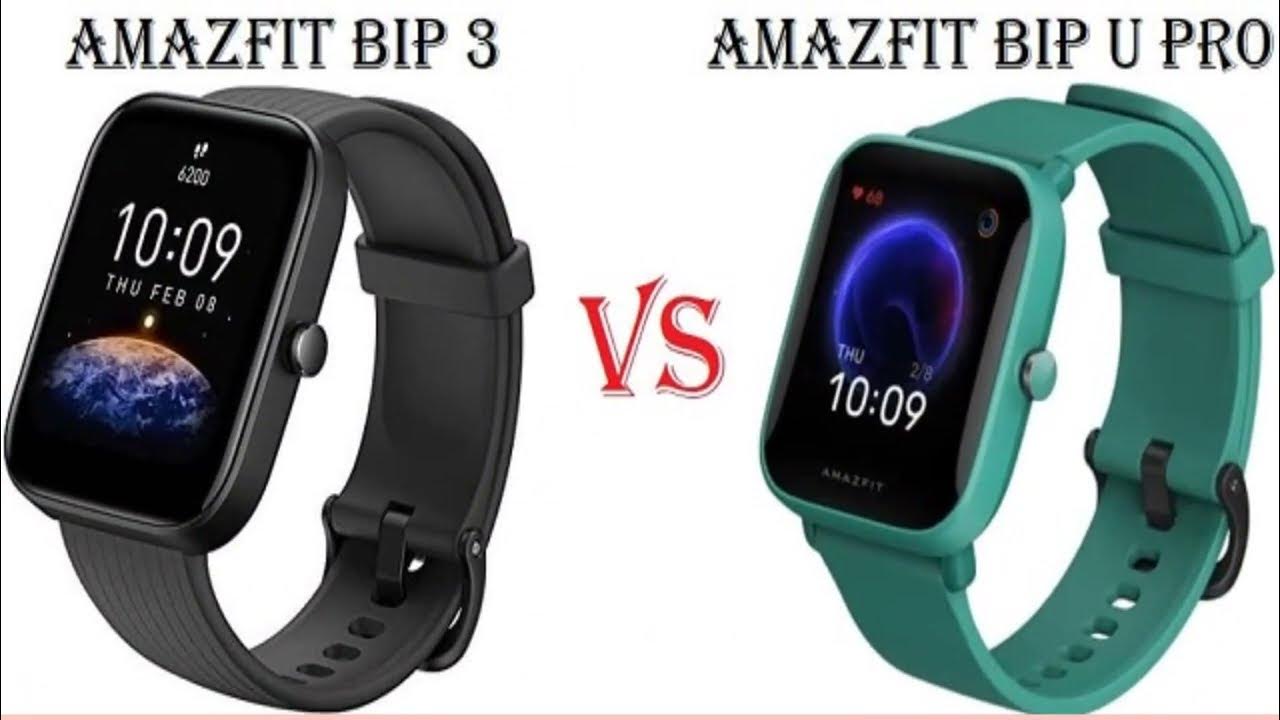 Amazfit Bip 3 VS Amazfit Bip U Pro SmartWatch Comparison 