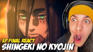 REAGINDO AO EPISÓDIO FINAL DE ATTACK ON TITAN! | React Shingeki no Kyojin Temporada Final Parte 4