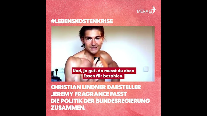 Christian Lindner Darsteller Jeremy Fragrance über die Politik der Bundesregierung #shorts