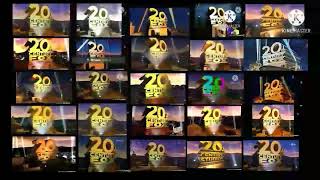 20-ый век фокс 25 заставок сразу. 20th century fox 25 screensavers at once.