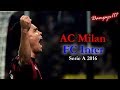 Milan - Inter 3-0 (Serie A 2016) Sandro Piccinini