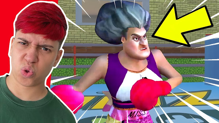 A PROFESSORA LUTOU COM NAMORADO!! (Scary Teacher)