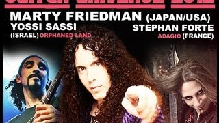 Guitar Universe 2012 Tour Diary - Marty Friedman, Yossi Sassi, Stephan Forte