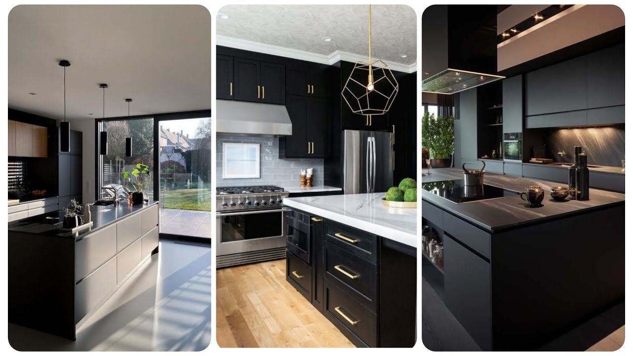 "Modernize Your Space: Black Kitchen Makeover DIY" - YouTube