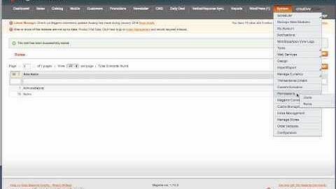 Magento: How to set up Admin Roles and Admin Users