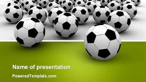 Football Championship PowerPoint Template by PoweredTemplate.com