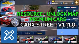 CARA CHEAT RESOURCE, UNLOCK MAP, PREMIUM CAR'S IN CARX STREET USING LIBTOOL screenshot 4