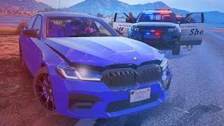 🚔 ПЕРЕСТРЕЛКИ и ПОГОНИ полиции в GTA 5!