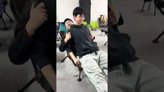 Load-bearing Test for Mesh Recliner.#reclinerchair #campingchair