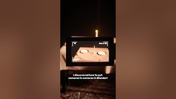 REAL TIME camcorder effect in Blender! Ray portal node #blender3d #blendertutorial