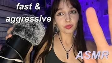 35+ Minutes of Fast and Aggressive Background ASMR for Sleeping, Gaming, Studying👾📓 (NO Talking)