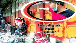 Pasar paling unik di Medan,Pajak Ular .part 1