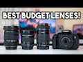 Top 5 BEST Budget Canon Lenses! My Canon Lens Collection |  BTS #2