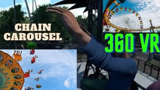 Star Flyer Chain Carousel 360 VR - 360 Virtual Reality Rollercoaster - 360 degrees video - Ride OP