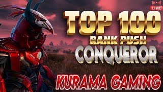 ROAD TO CONQUEROR DAY -15 || FULL RUSH GAMEPLAY ||KURAMA IS LIVE|| #bgmilive