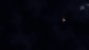 TARDIS materializing in space VFX animation