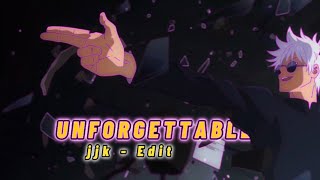 Unforgettable - Jujutsu Kaisen season 2 [ Amv/ Edit ] Resimi