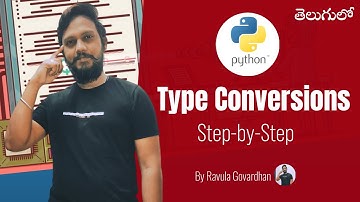 [Python in Telugu]: Type Conversion or Type Casting in Python in Telugu