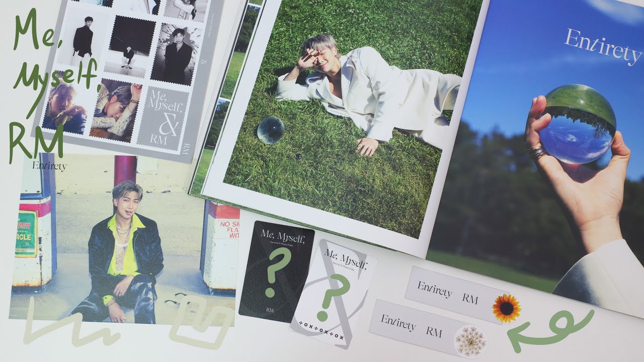 Unboxing BTS RM's aesthetic photo book 🌻 Kim Jonathan VS Kim