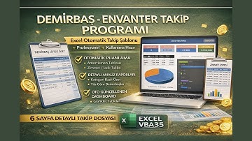 Demirbaş – Envanter Takip Programı | Excel Amortisman & Zimmet Takibi | Dashboard