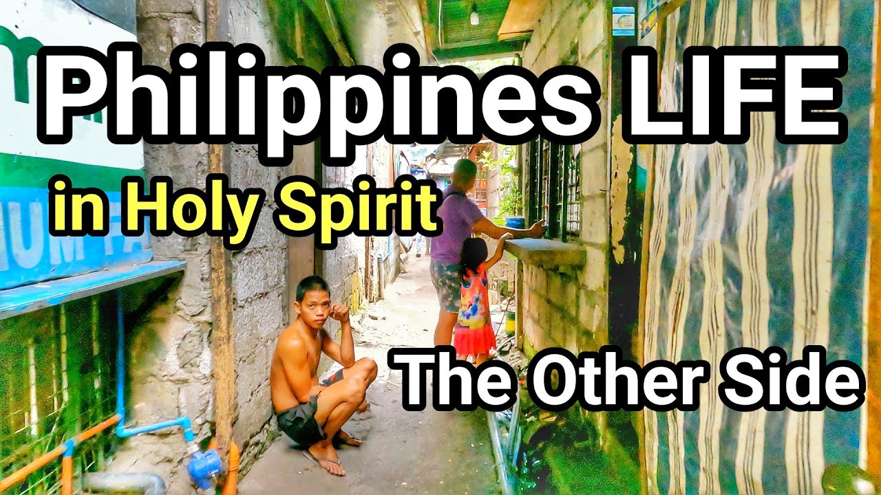 WALKING EXTREME at NARROW ALLEY RESIDENCE in Holy Spirit Philippines [4K] 🇵🇭