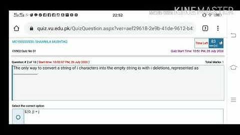 Quiz of CS 502|||July 20, 2020