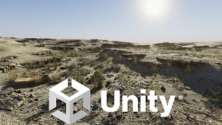 Arid Landscape Ecosystem (Unity) #unity3d #gamedev