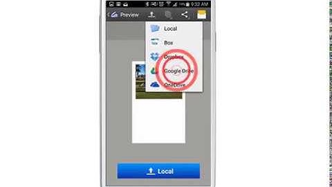 Scan documents to cloud storage with e-BRIDGE Print & Capture (Android)