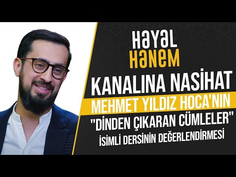 @Hayalhanem Kanalına Nasihat | İbrahim Gadban Hoca