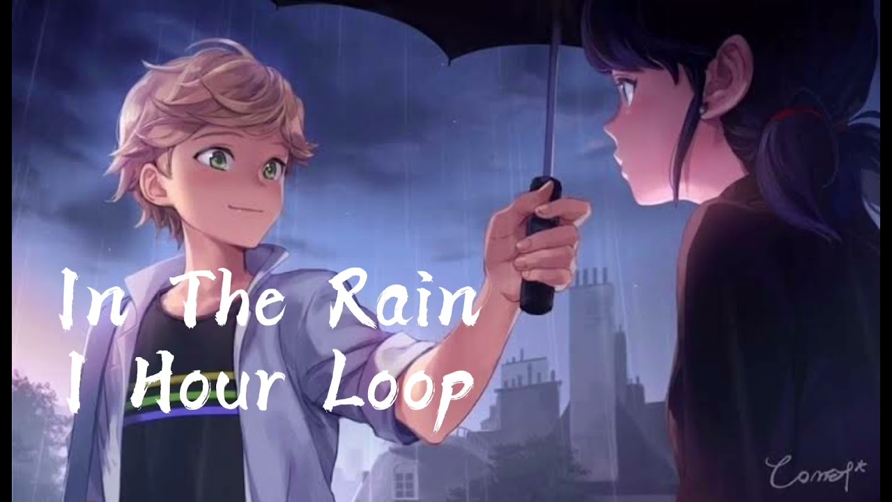 Miraculous Tales Of Ladybug  Chat Noir In The Rain 1 Hour Loop