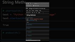 startswith( ) string method powerful used in analyzing the data PyMath Farooq #string #youtubeshorts