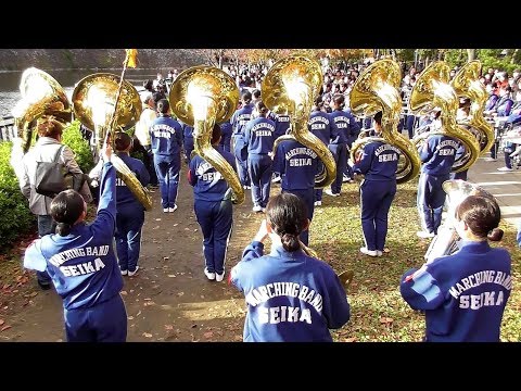 全日本マーチングコンテスト2017　精華女子高校吹奏楽部　練習風景 Ⅱ