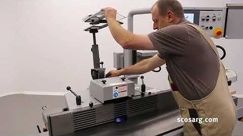 Tutorial: Chamfering with the moulding assistant software on Martin Spindle Moulder / Scott+Sargeant