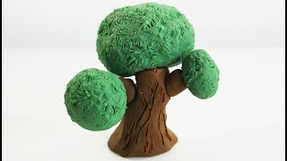 Cómo Hacer Un Árbol De Plastilina Fácil Paso A Paso
