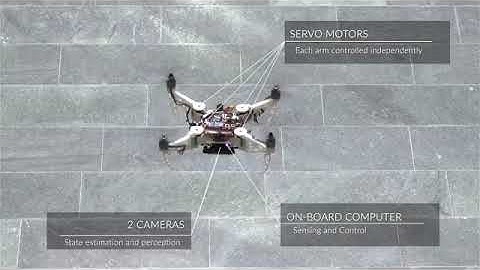 The Foldable Drone  A Morphing Quadrotor that can Squeeze and Fly