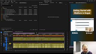 Build in Public #15: Editing Post promo video for "Manage User Registration in Drupal CMS" stream