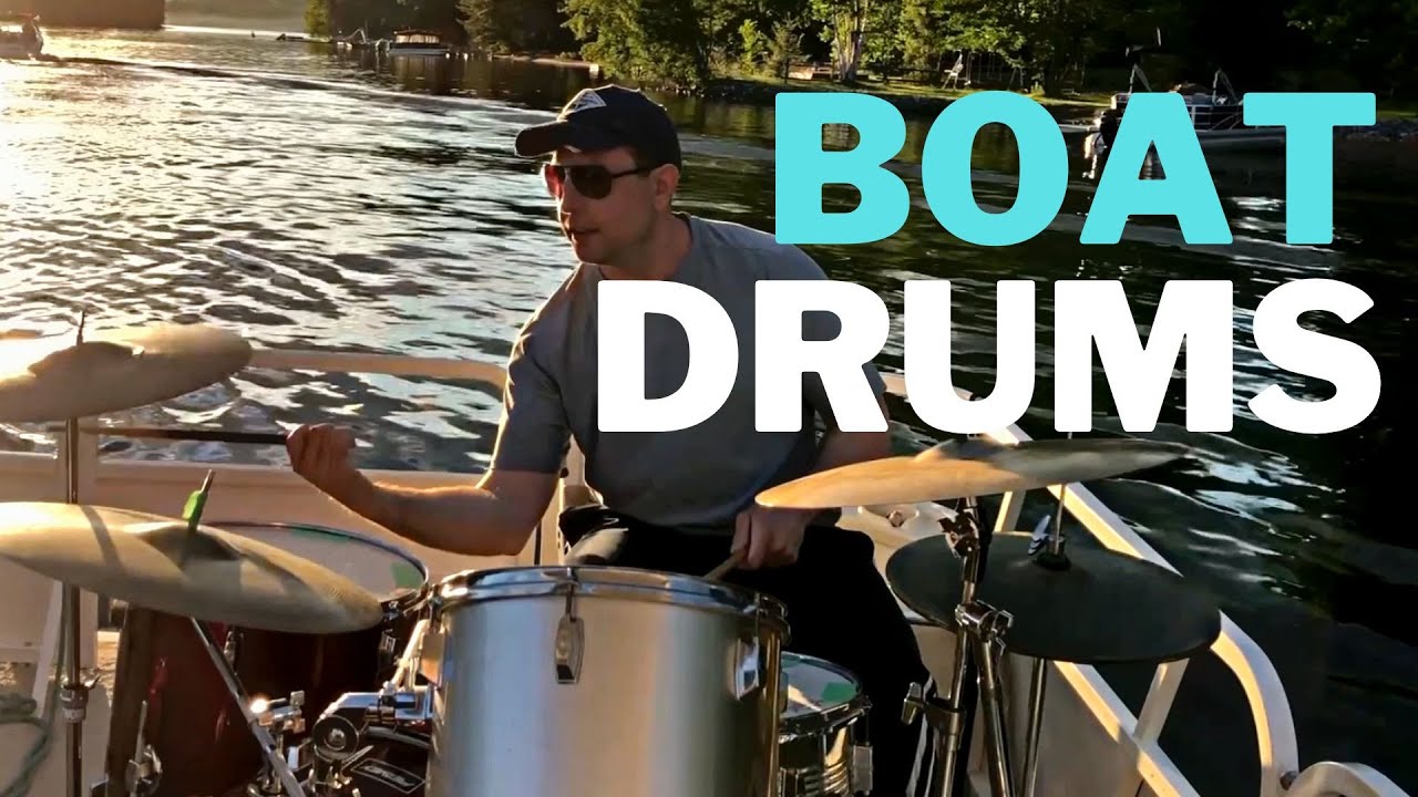 Playing Drums on a Boat ! YouTube