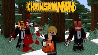 New Best Chainsaw Man Addon/Mod For Minecraft PE!! | (1.19+)