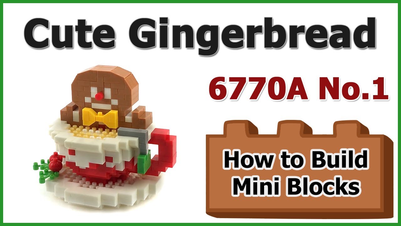 How to Build Mini Blocks Gingerbread 6770A No.1 Review Instructions ...