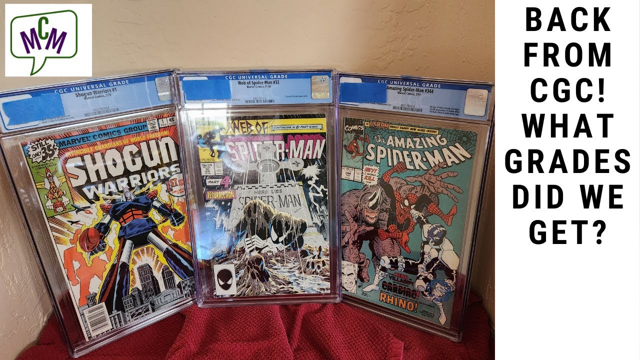 CGC Unboxing of 9 Books! What are the Grades? (ep 530) - YouTube