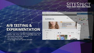 SiteSpect Sizzle Reel