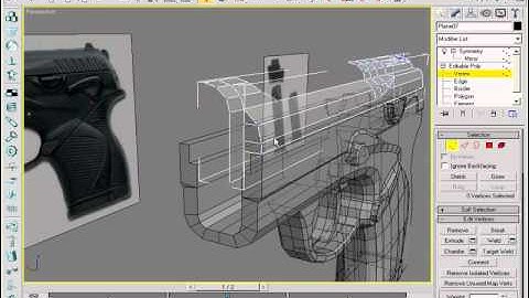 Beretta 9000 Modelling Tutorial - Part 6 (2 of 3) - Barrel