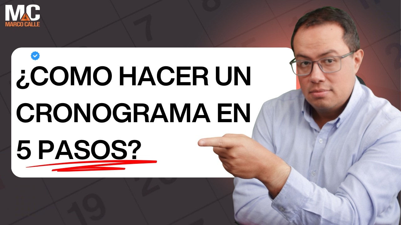 Guía Definitiva Para Crear Cronogramas En 5 Pasos