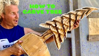 HOW TO CARVE a TREE For Beginners  GO from Hobby WOOD CARVING to SELLING your work Fast$$$